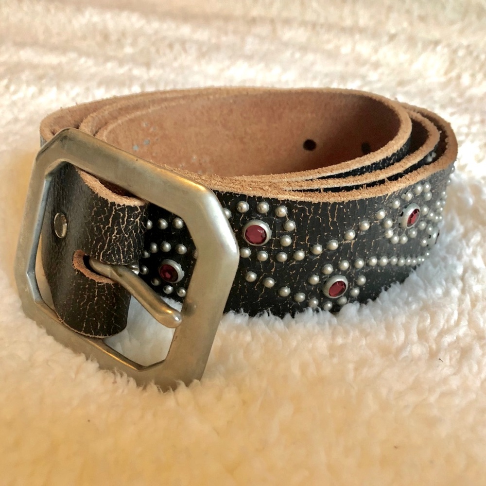 SOLD: Handcrafted Custom Leather Belt
